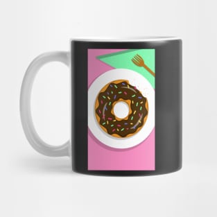 Fun Donut Print Mug